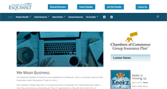 Desktop Screenshot of esquimaltchamber.ca